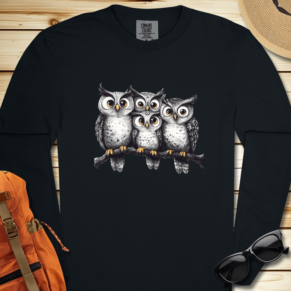 Four Owls Long Sleeve Tshirt