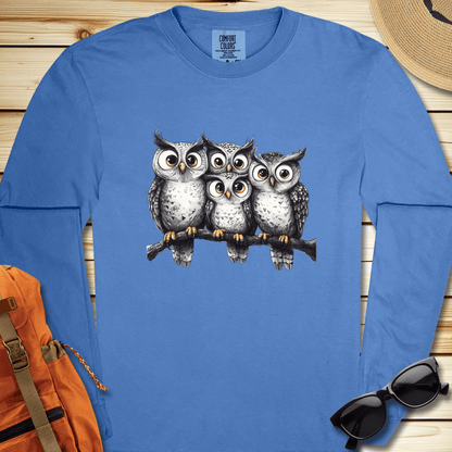 Four Owls Long Sleeve Tshirt