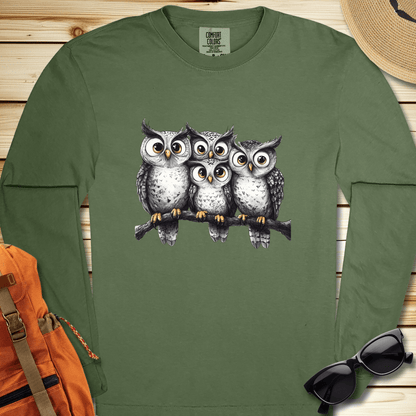 Four Owls Long Sleeve Tshirt