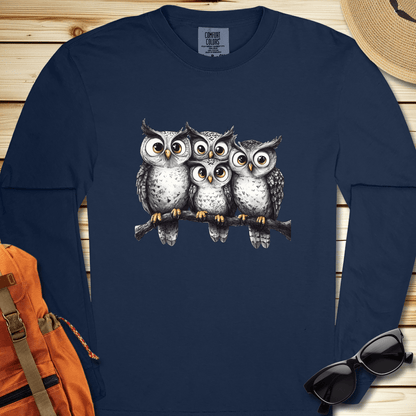 Four Owls Long Sleeve Tshirt
