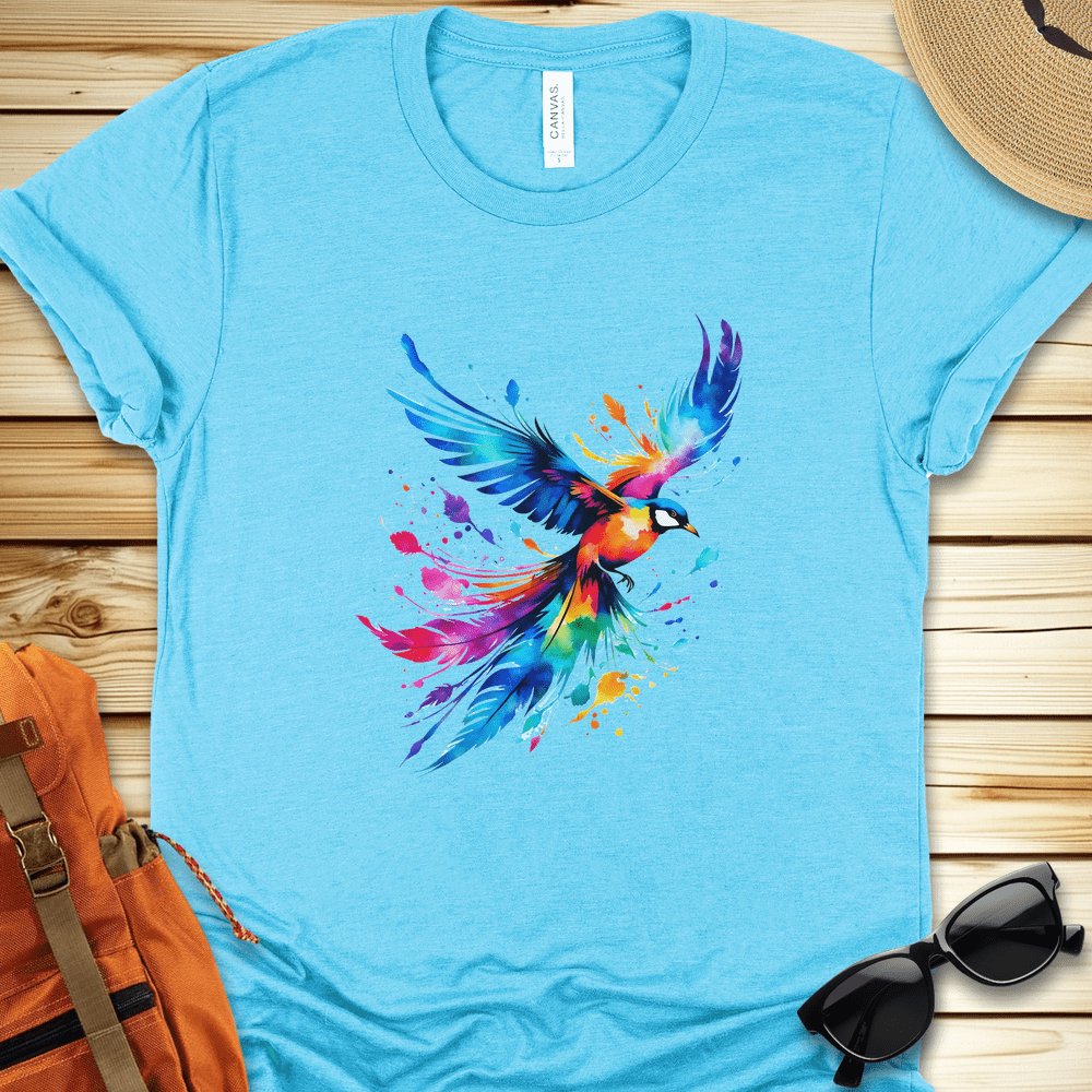 Colorburst Bird Tshirt