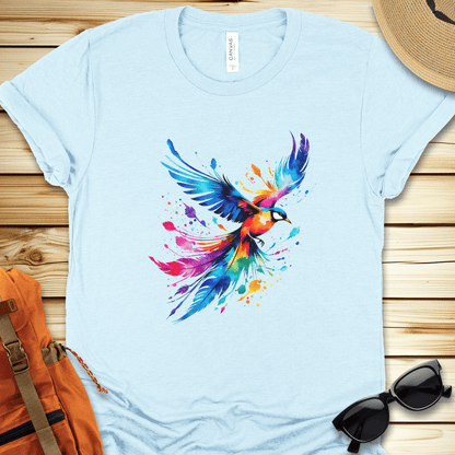 Colorburst Bird Tshirt