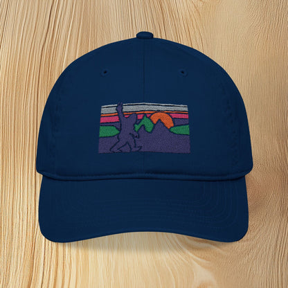 Bigfoot Adventure Eco-Friendly Embroidered Baseball Cap
