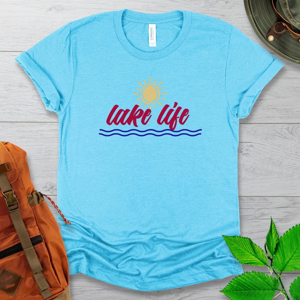 Colorful Lake Life Tshirt