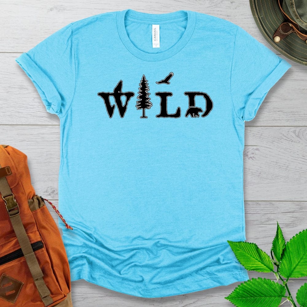 Wild Silhouette Tshirt in Light Colors