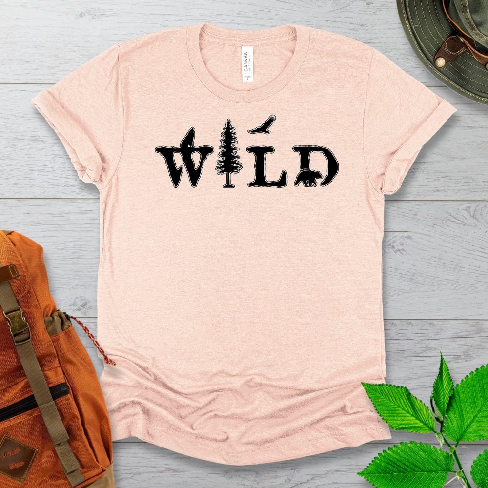 Wild Silhouette Tshirt in Light Colors