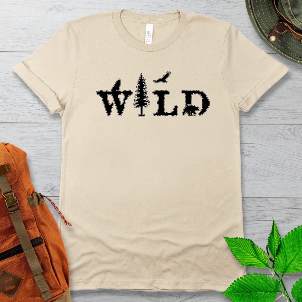 Wild Silhouette Tshirt in Light Colors