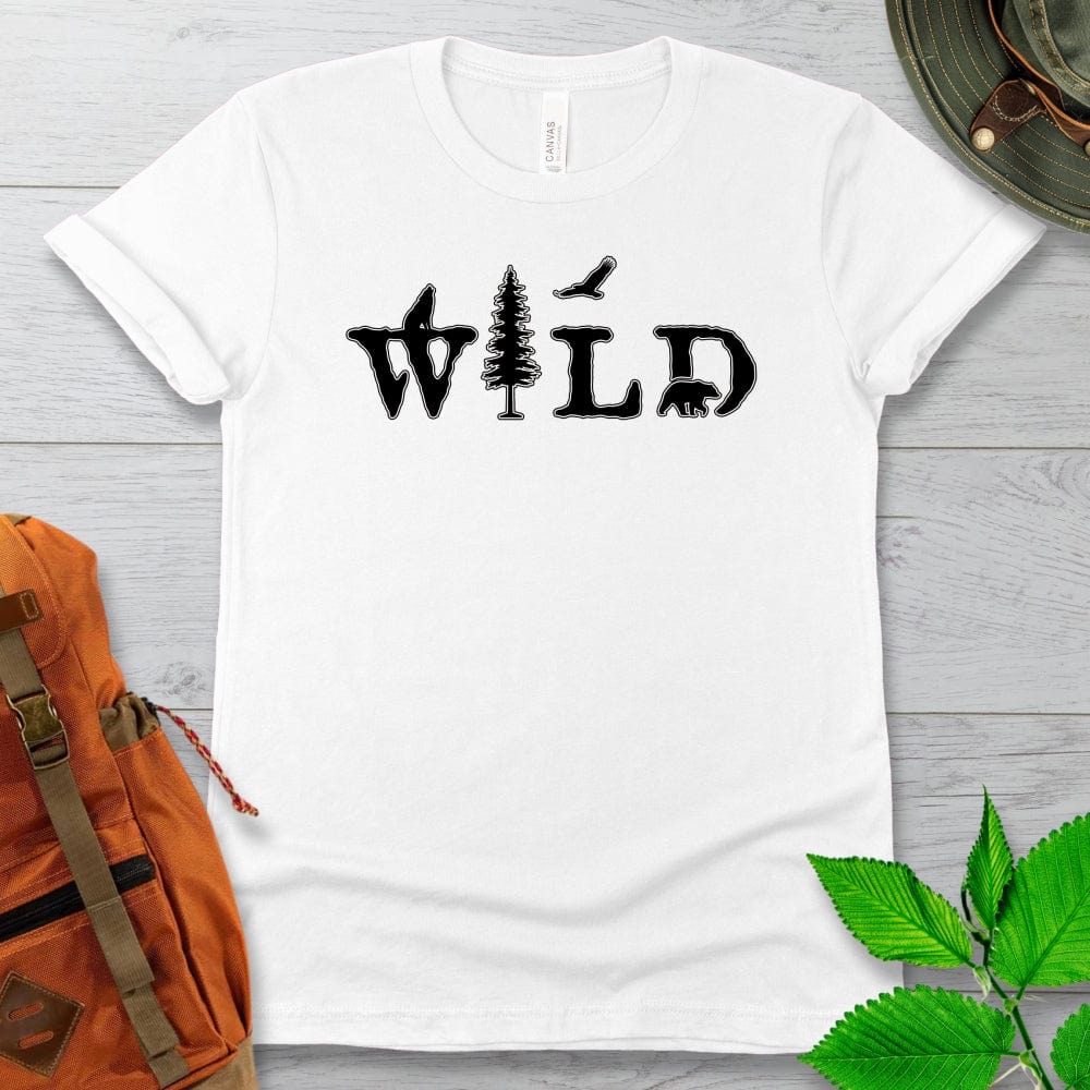 Wild Silhouette Tshirt in Light Colors