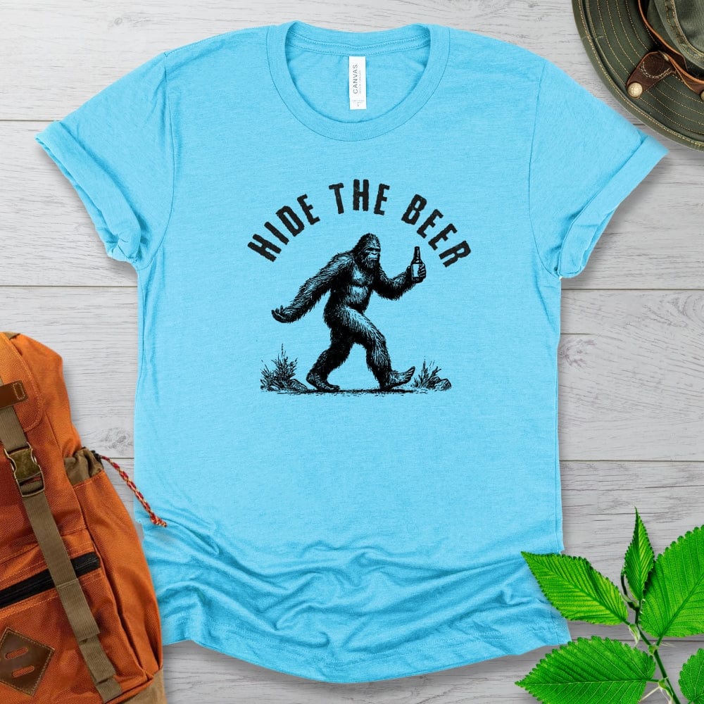 Bigfoot Hide The Beer Tshirt