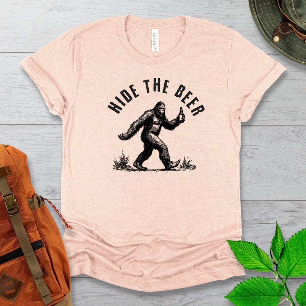 Bigfoot Hide The Beer Tshirt