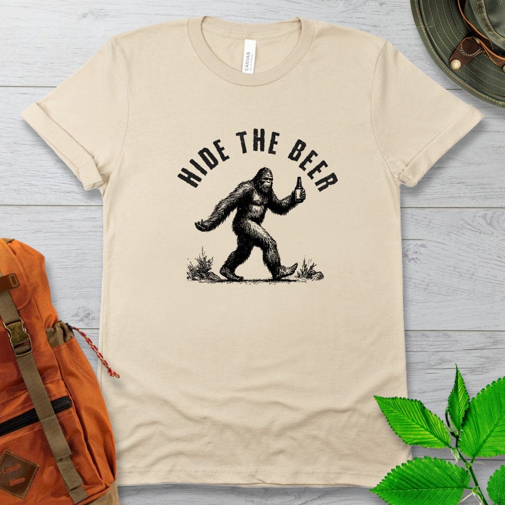 Bigfoot Hide The Beer Tshirt