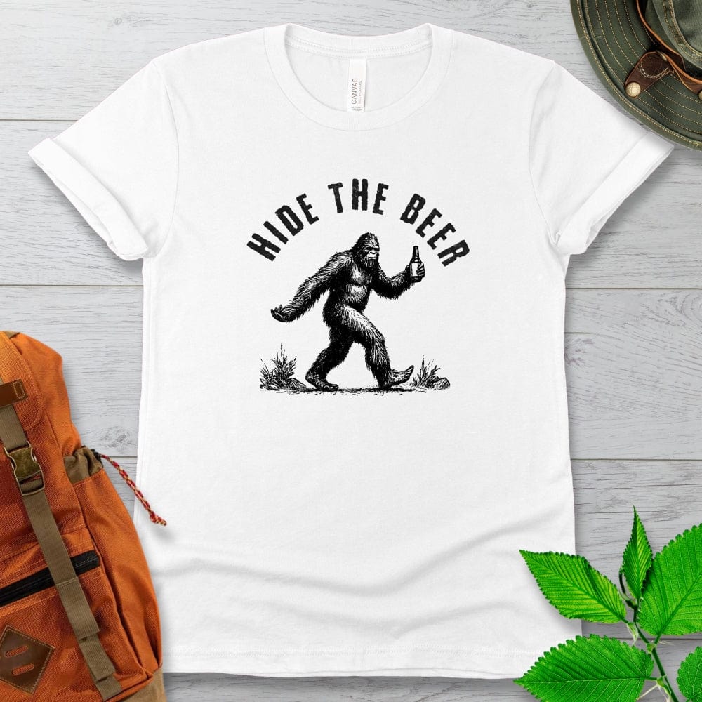 Bigfoot Hide The Beer Tshirt