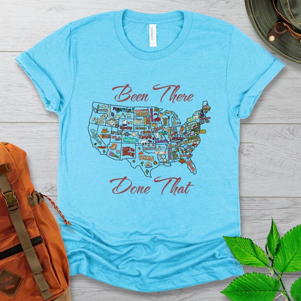 Been There Done That US Travel Tshirt