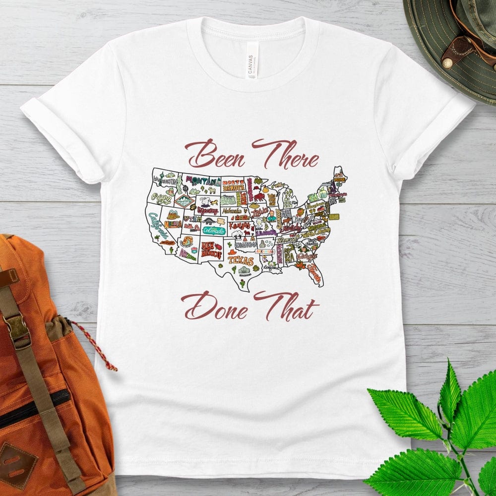 Been There Done That US Travel Tshirt