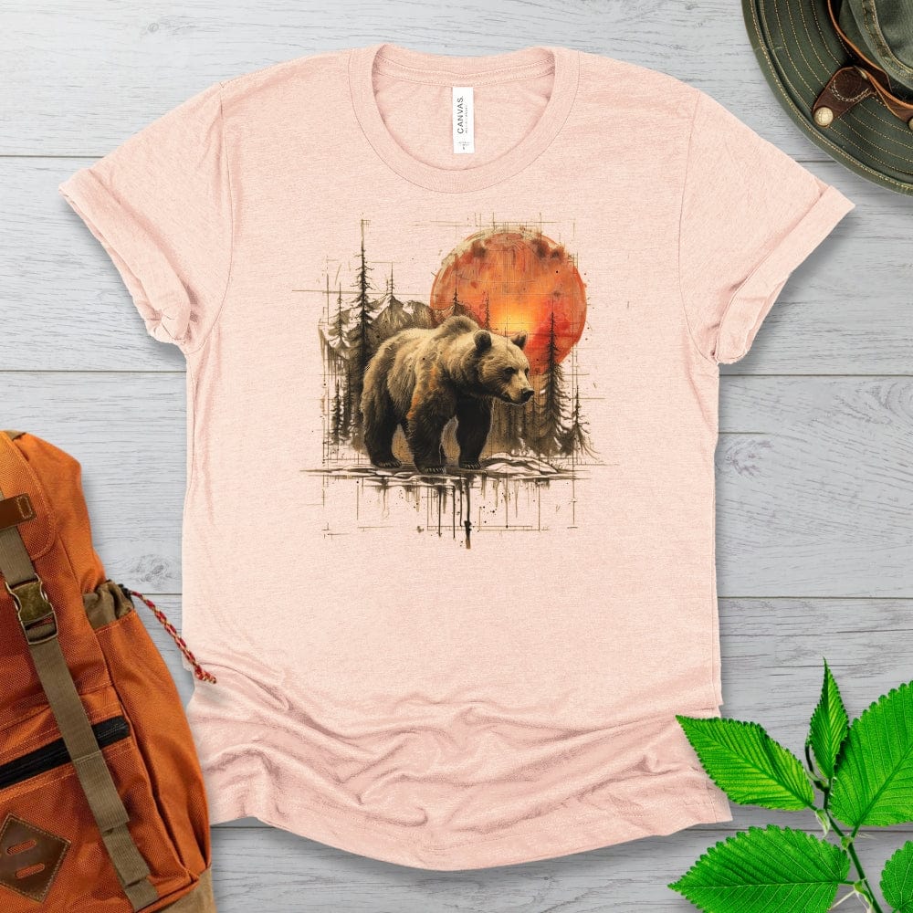 Rustic Grizzly Bear Tshirt