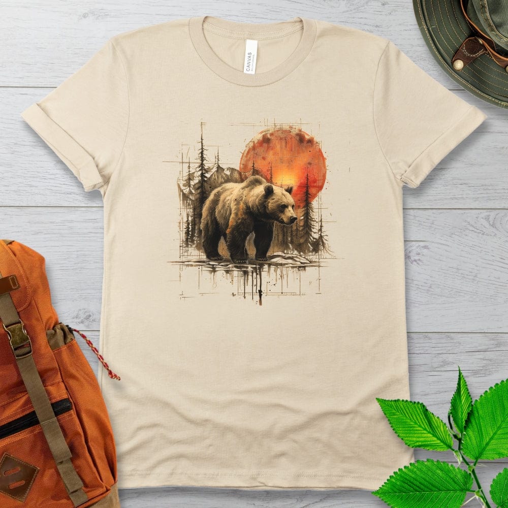 Rustic Grizzly Bear Tshirt