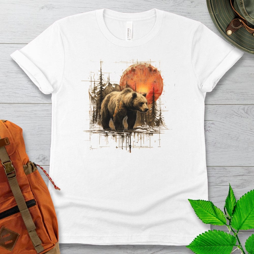 Rustic Grizzly Bear Tshirt