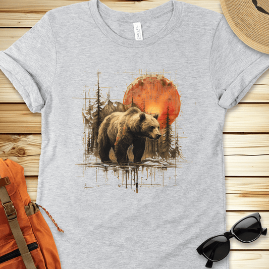 Rustic Grizzly Bear Tshirt