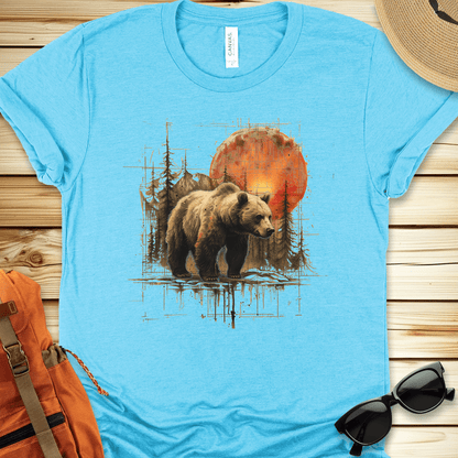 Rustic Grizzly Bear Tshirt