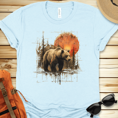 Rustic Grizzly Bear Tshirt