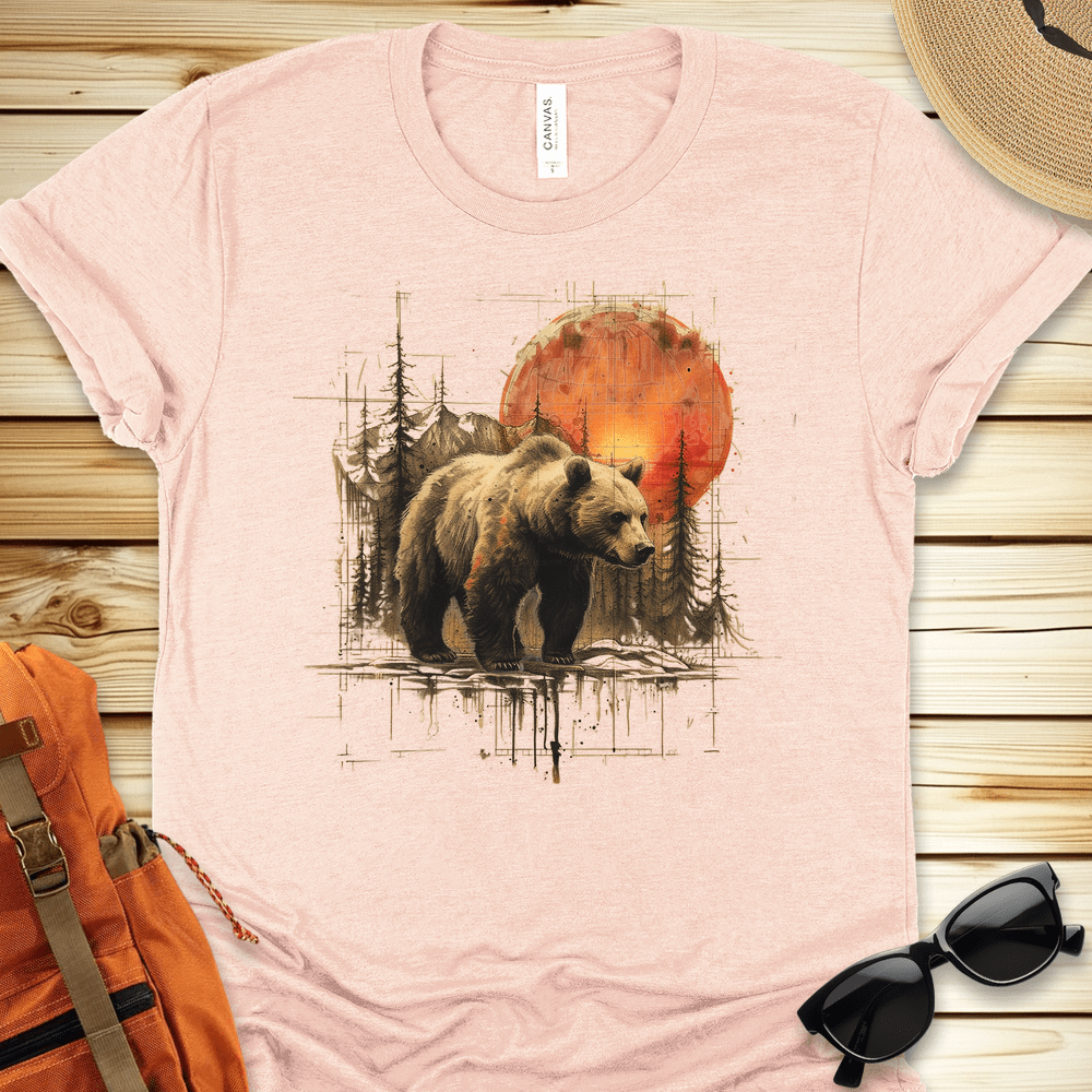 Rustic Grizzly Bear Tshirt