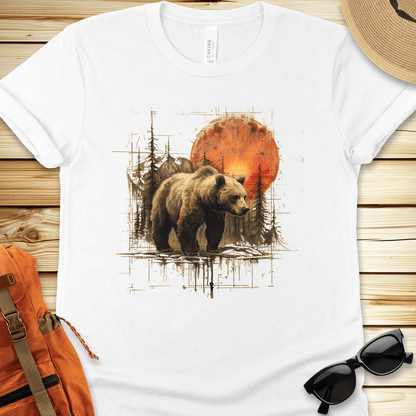 Rustic Grizzly Bear Tshirt