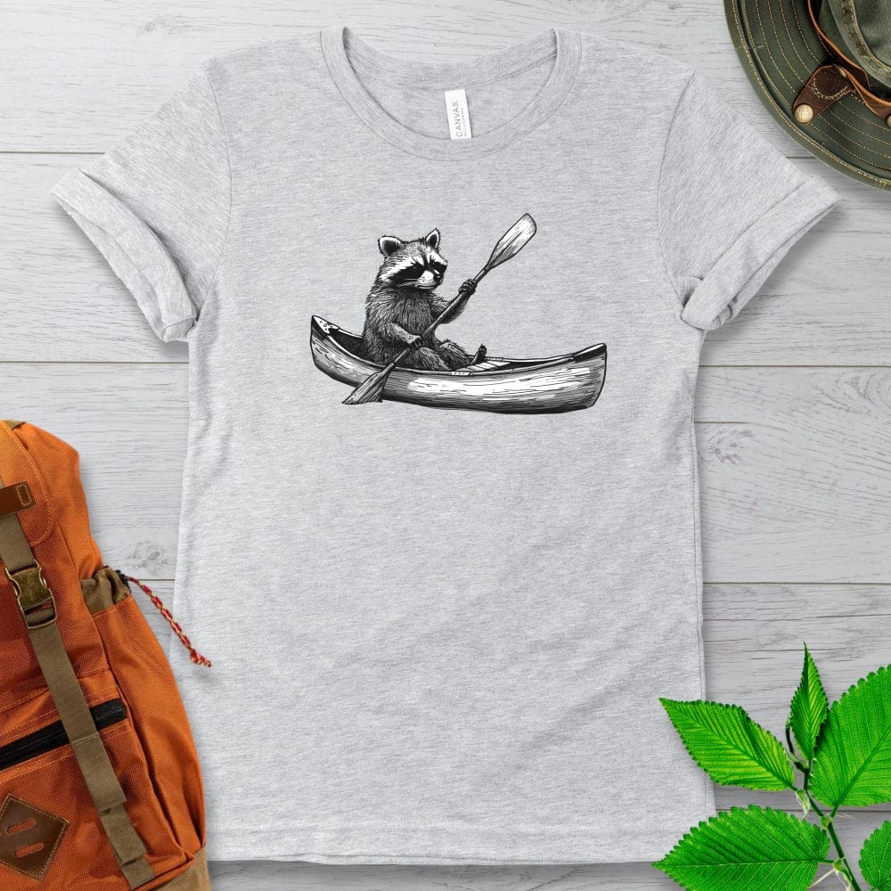 Raccoon in a Canoe Tshirt