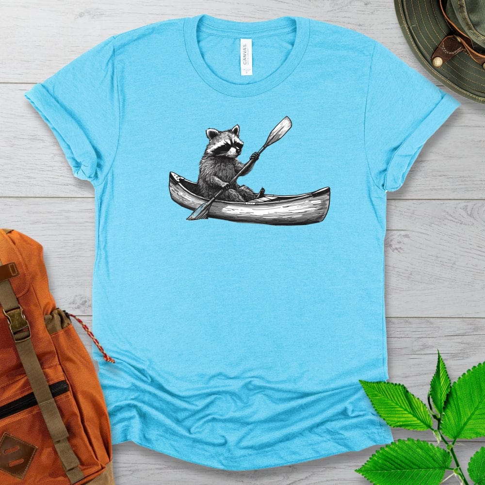 Raccoon in a Canoe Tshirt