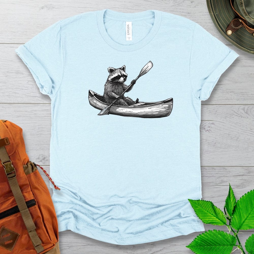 Raccoon in a Canoe Tshirt