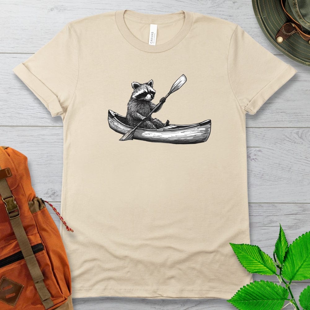 Raccoon in a Canoe Tshirt