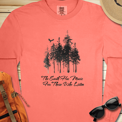 The Earth Has Music Long Sleeve Tshirt