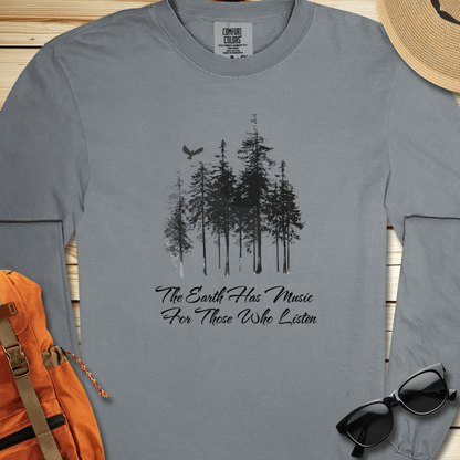 The Earth Has Music Long Sleeve Tshirt