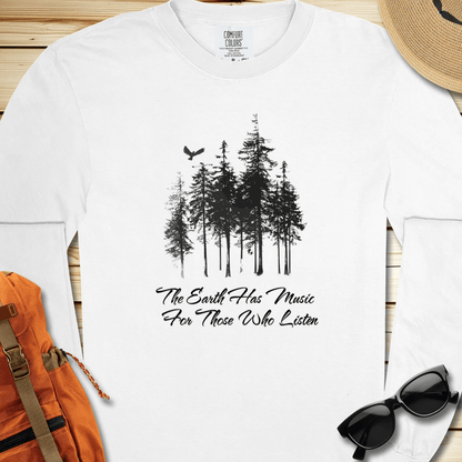 The Earth Has Music Long Sleeve Tshirt
