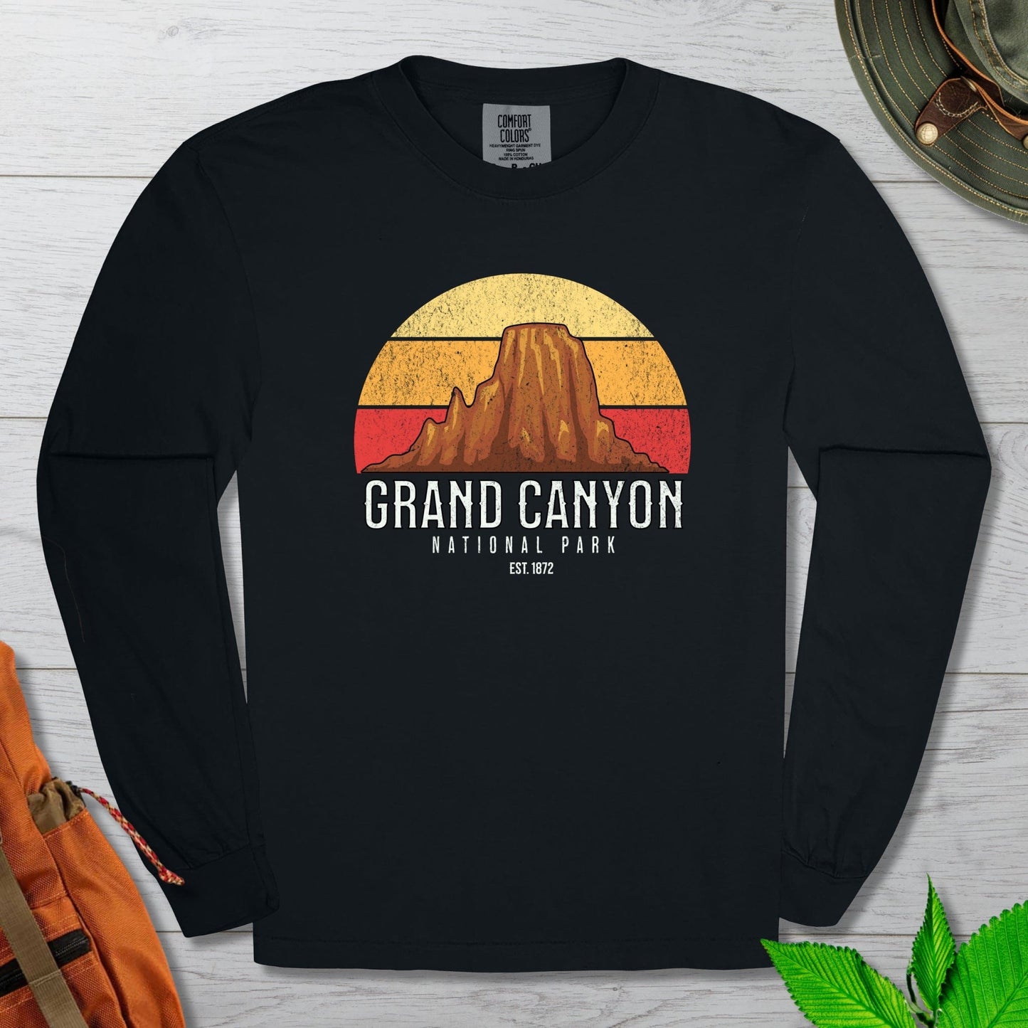 Grand Canyon Retro Long Sleeve Tshirt