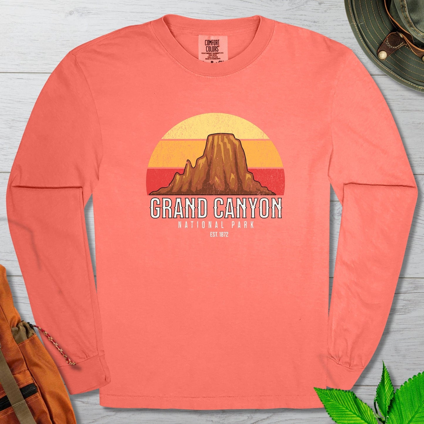 Grand Canyon Retro Long Sleeve Tshirt