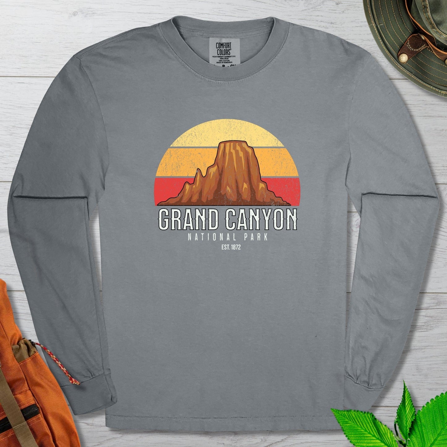 Grand Canyon Retro Long Sleeve Tshirt