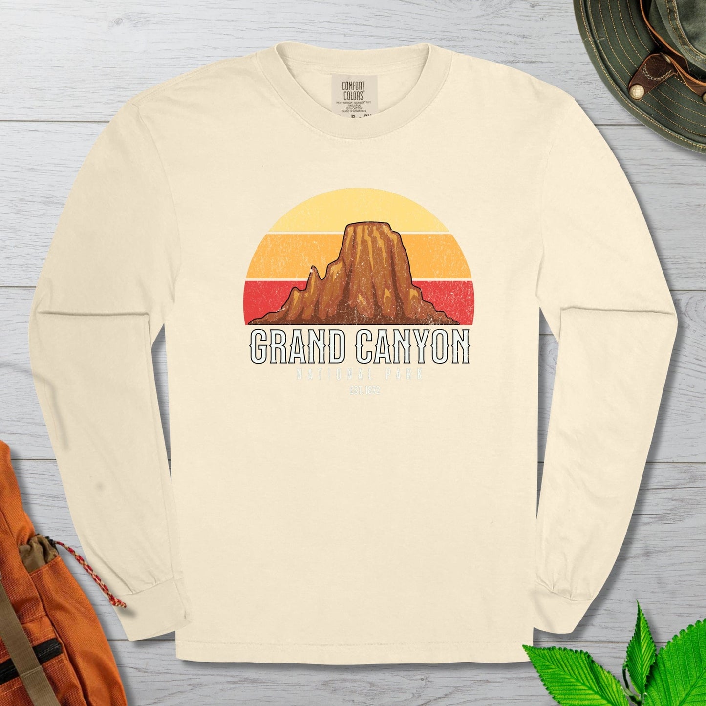 Grand Canyon Retro Long Sleeve Tshirt