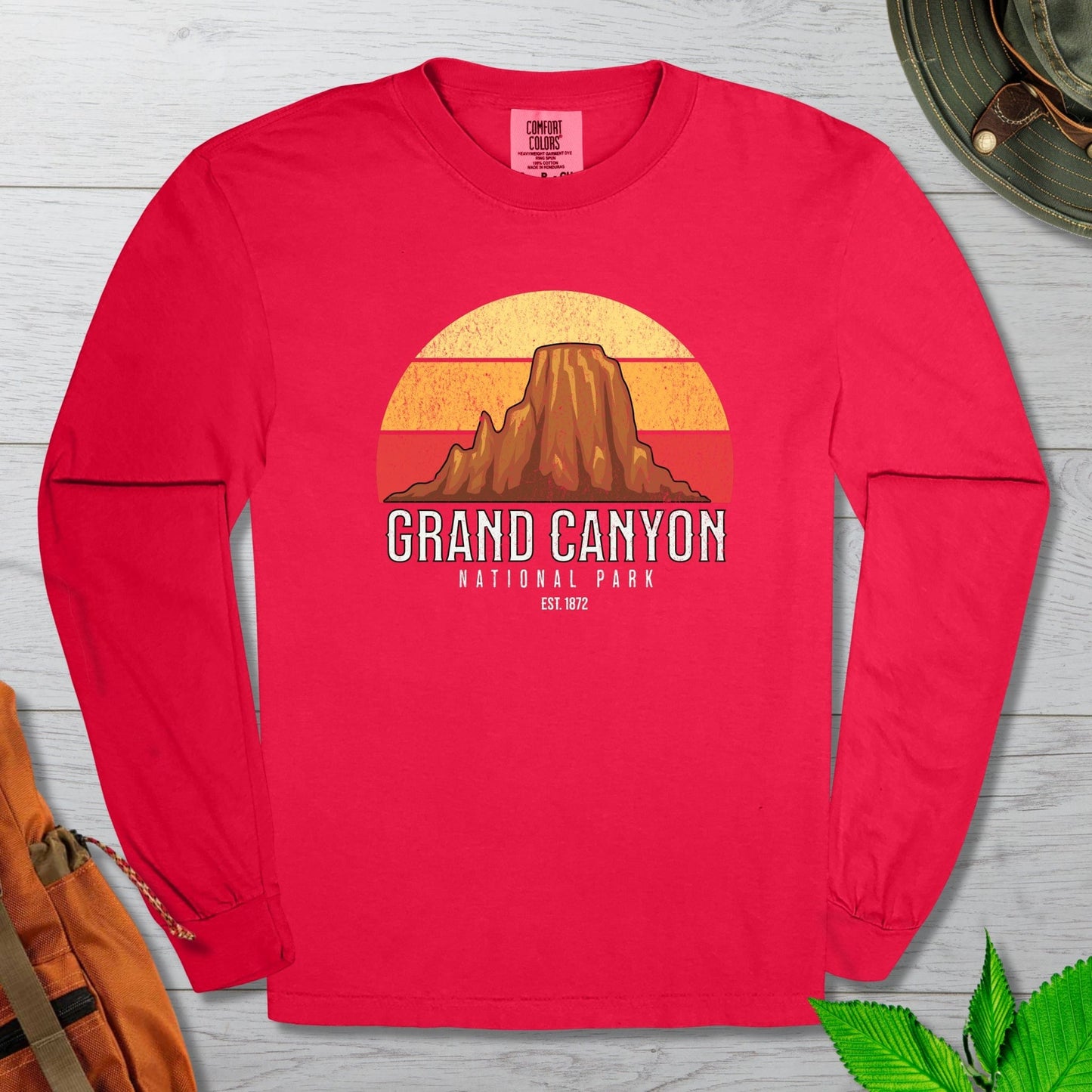 Grand Canyon Retro Long Sleeve Tshirt