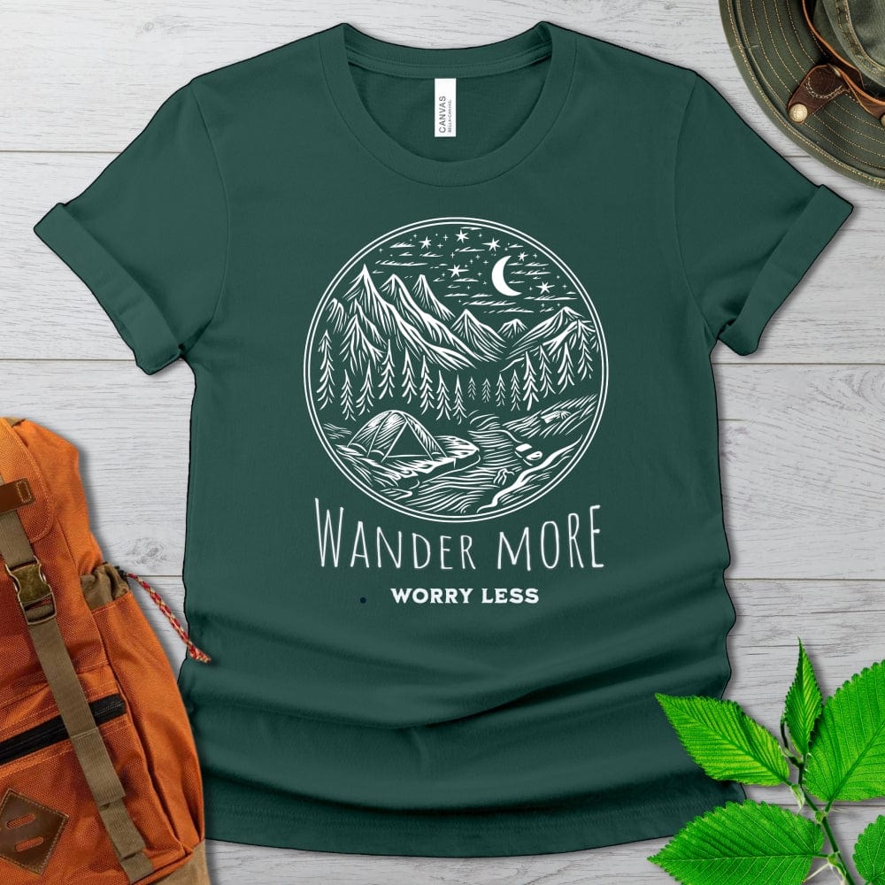 Wander More Worry Less Tshirt