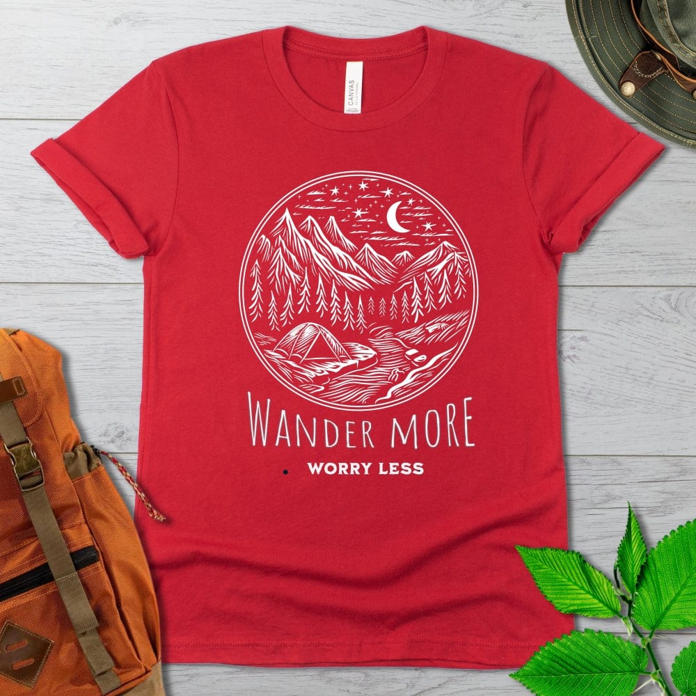 Wander More Worry Less Tshirt