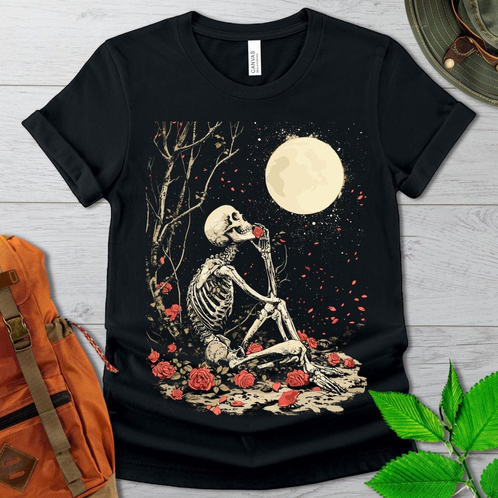 Skeleton in Moonlight Tshirt