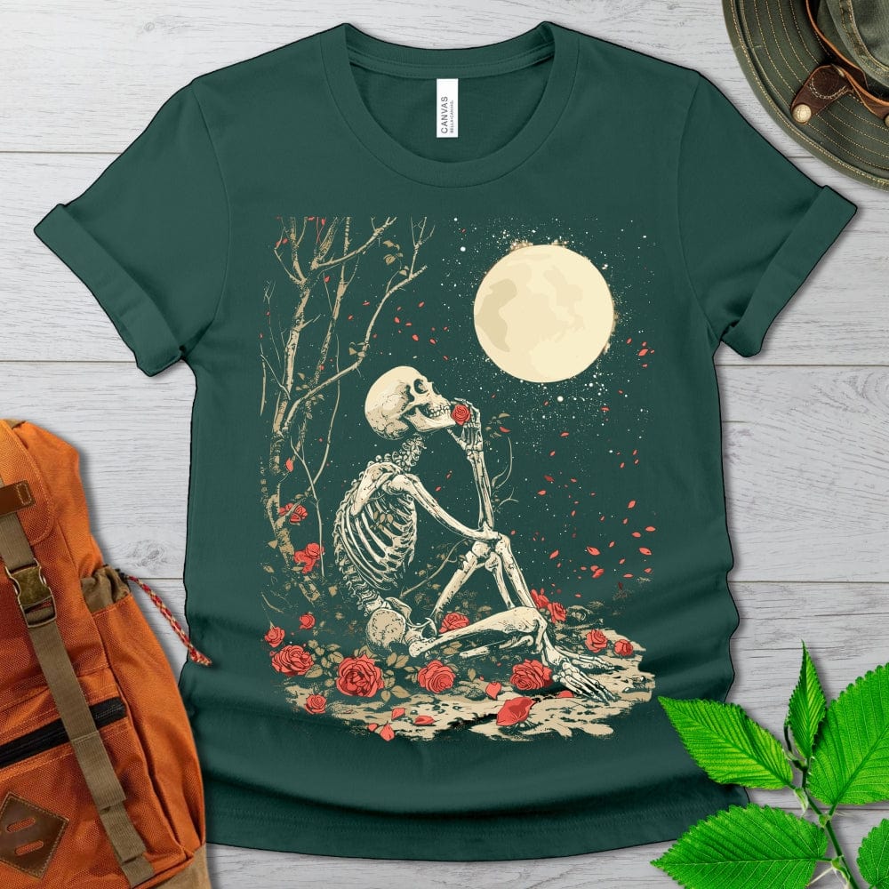 Skeleton in Moonlight Tshirt