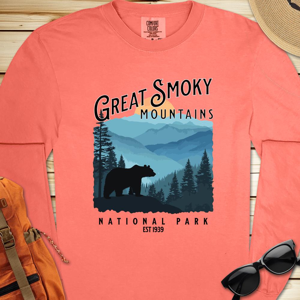 Great Smoky Mountains Long Sleeve Tshirt