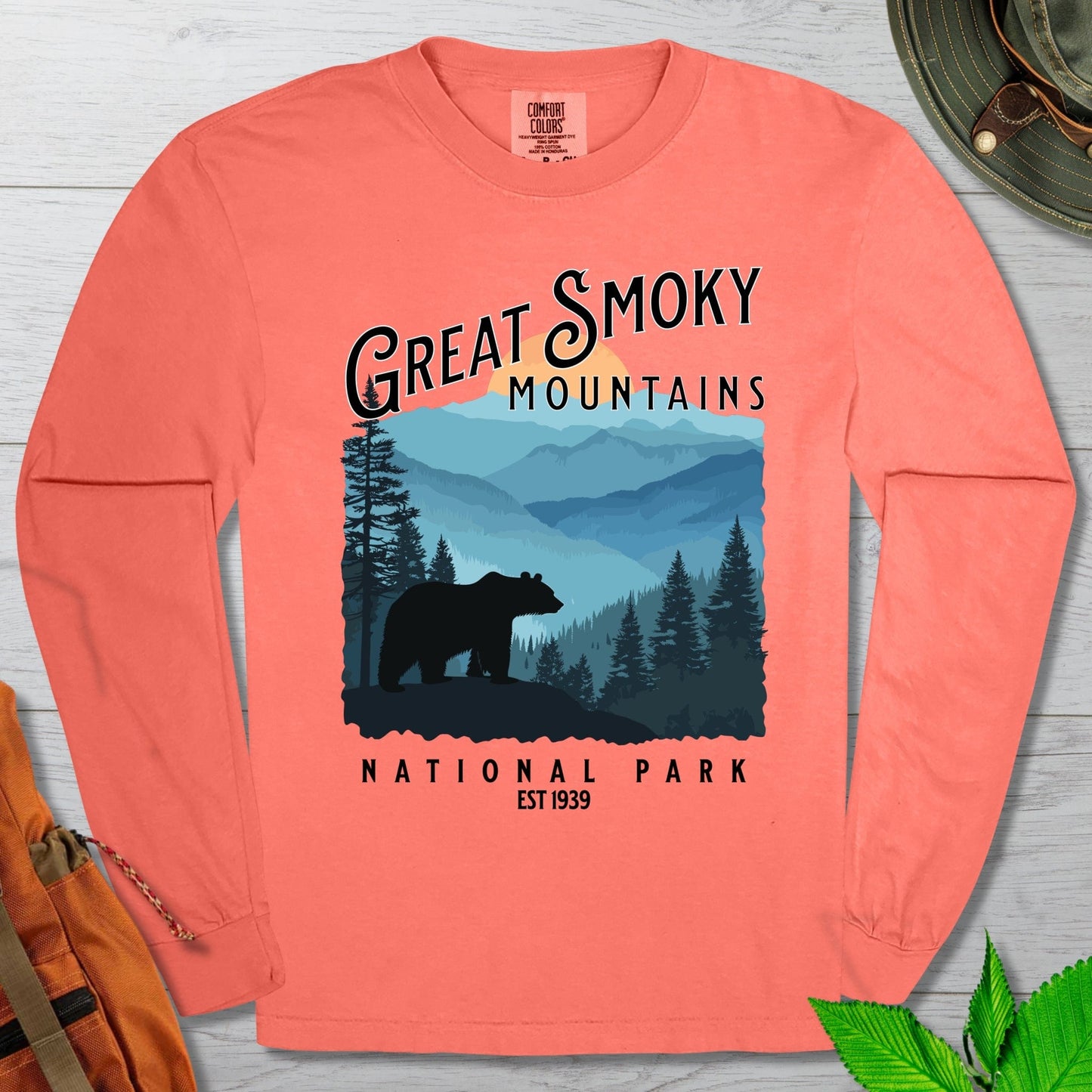 Great Smoky Mountains Long Sleeve Tshirt