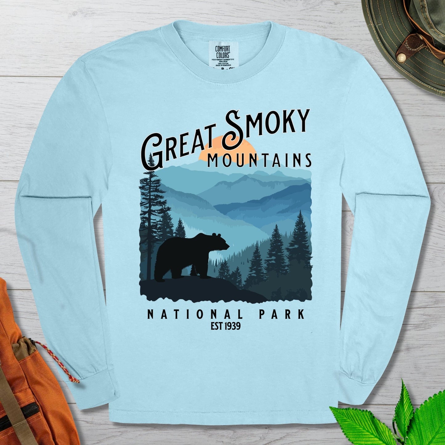 Great Smoky Mountains Long Sleeve Tshirt