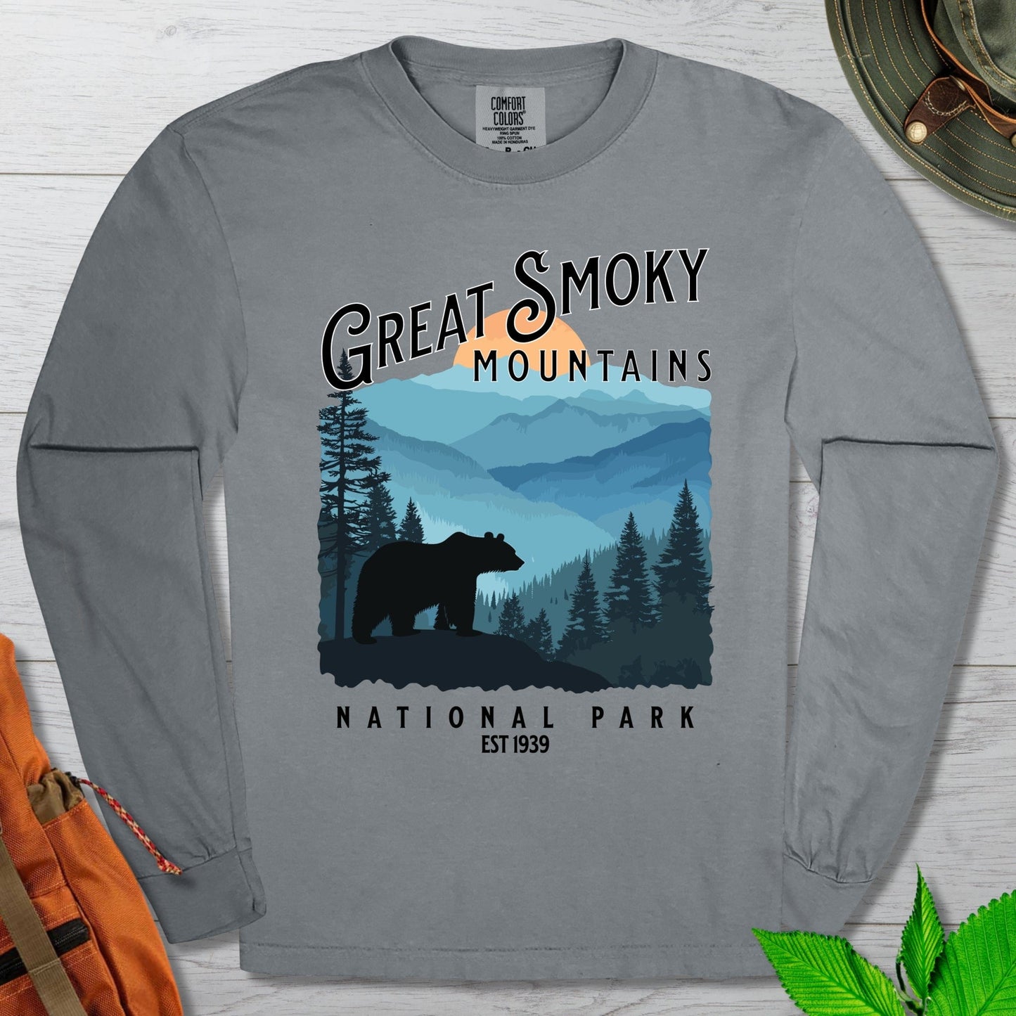 Great Smoky Mountains Long Sleeve Tshirt