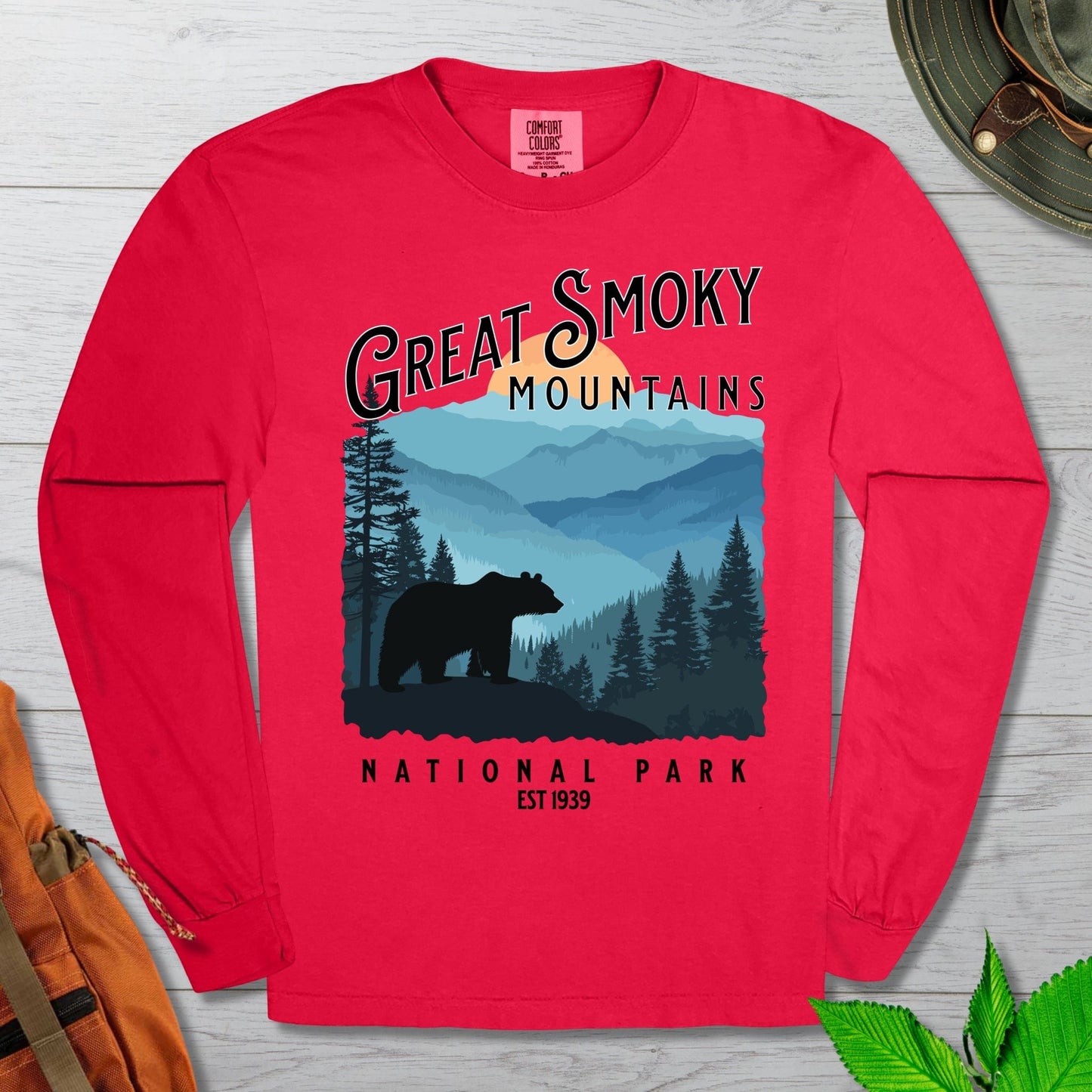 Great Smoky Mountains Long Sleeve Tshirt