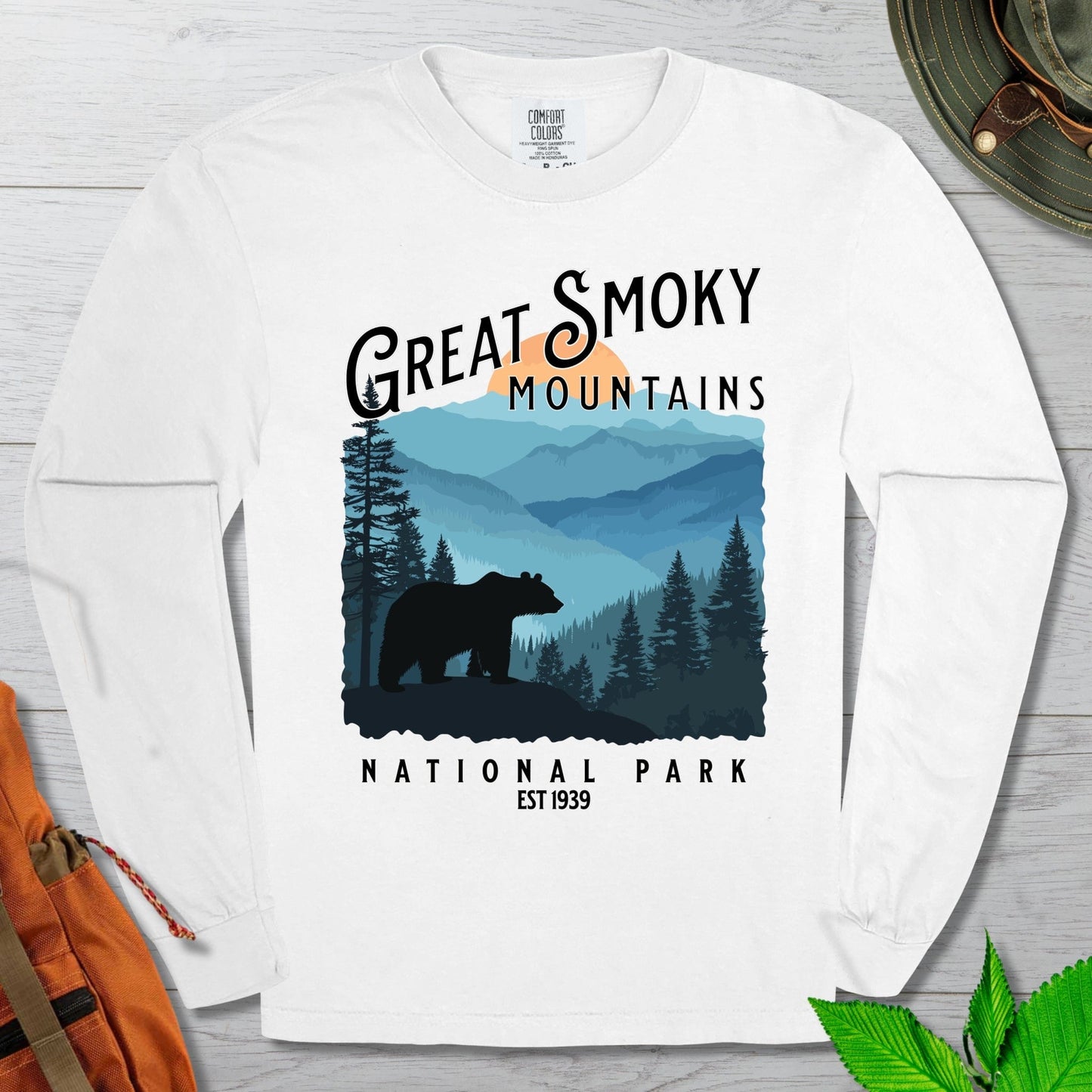 Great Smoky Mountains Long Sleeve Tshirt