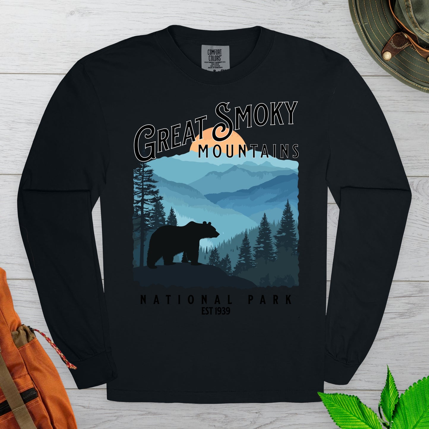 Great Smoky Mountains Long Sleeve T-shirt