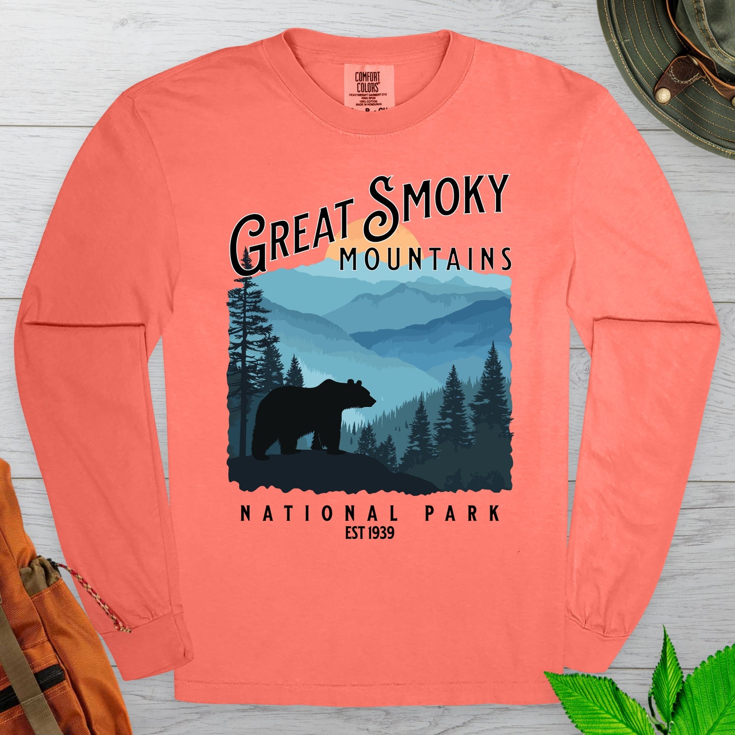 Great Smoky Mountains Long Sleeve T-shirt